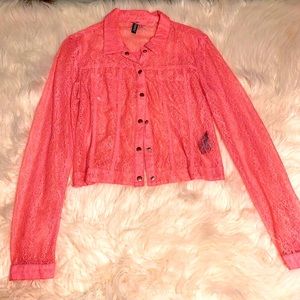 Divided Lace Jacket